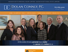 Tablet Screenshot of dolanconnlylaw.com